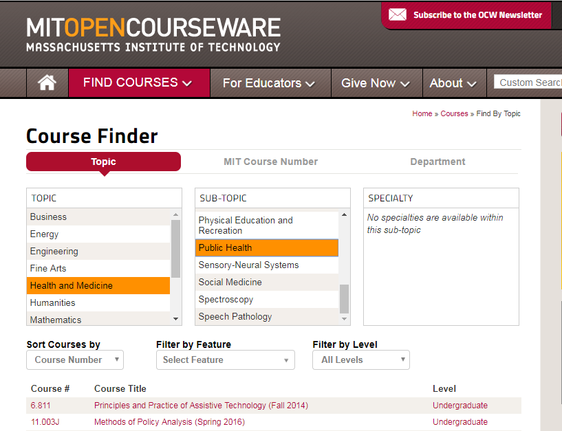 những trang web hay về khởi nghiệp mit open courseware